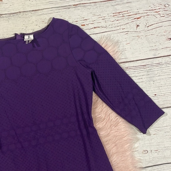 Julia Jordan Stretch Royal Purple Lace Dress - Picture 7 of 10